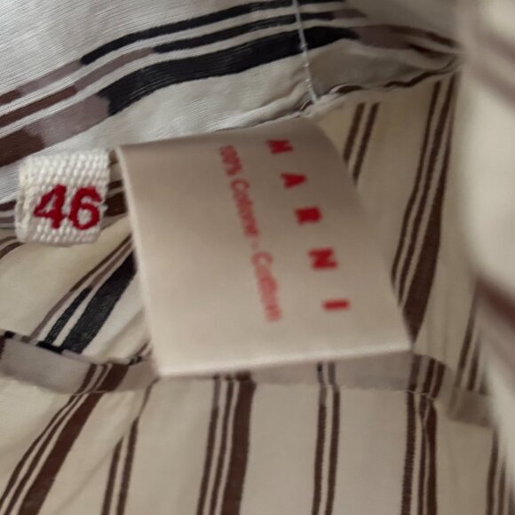 Marni Striped Sleeveless Peplum Top (Size 10/12) - Picture 3 of 4